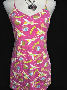 Disney Tink Hot Pink Cupcakes Sweet Tempered tank top mediu